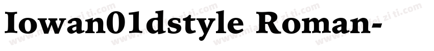 Iowan01dstyle Roman字体转换